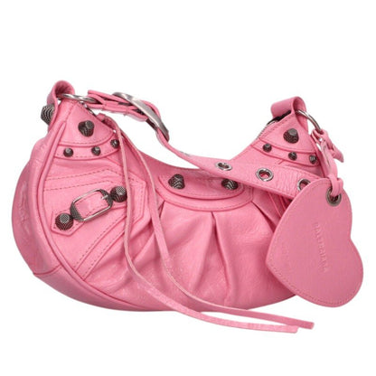 BALENCIAGA Le Cagole Shoulder Bag Pink Size ONE SIZE