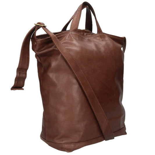 PORTER FRANK 2WAY Horse Leather Shoulder Bag Size ONE SIZE
