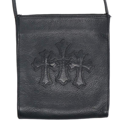 Chrome Hearts SQ PKT 3 Cross Patch Leather Bag Size ONE SIZE