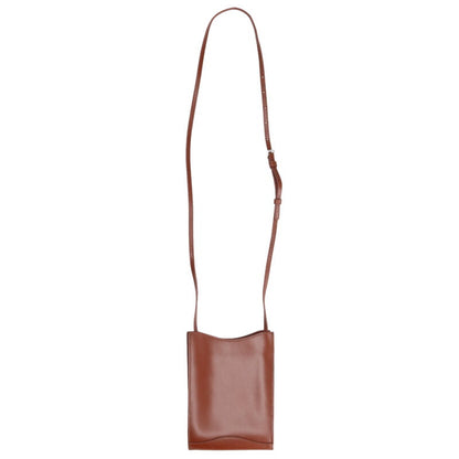 A.P.C. Jamie Leather Neck Pouch Brown Size ONE SIZE