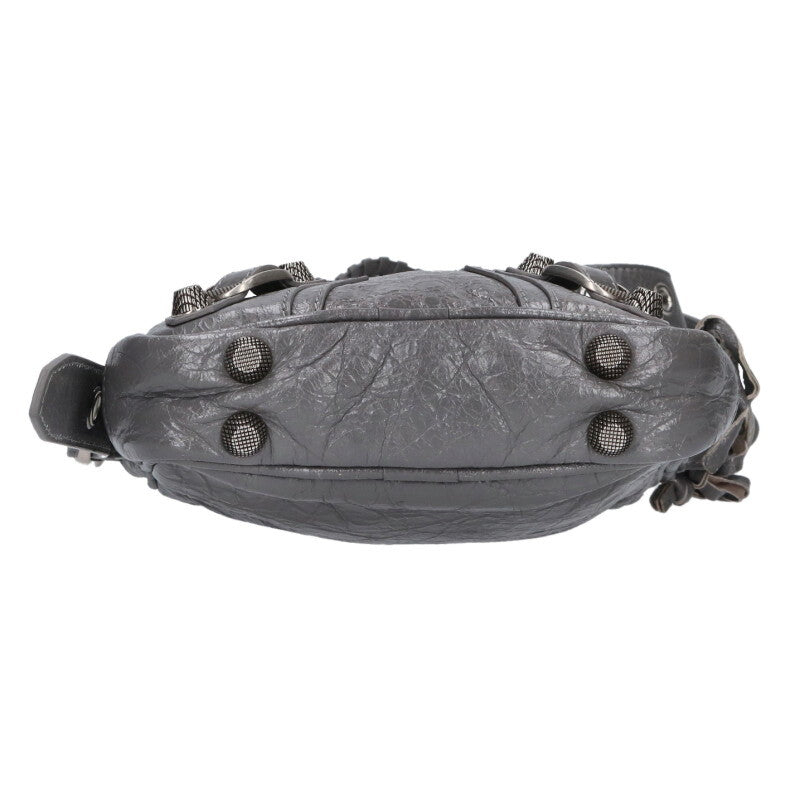 BALENCIAGA Le Cagole Studded Bag Gray Size ONE SIZE