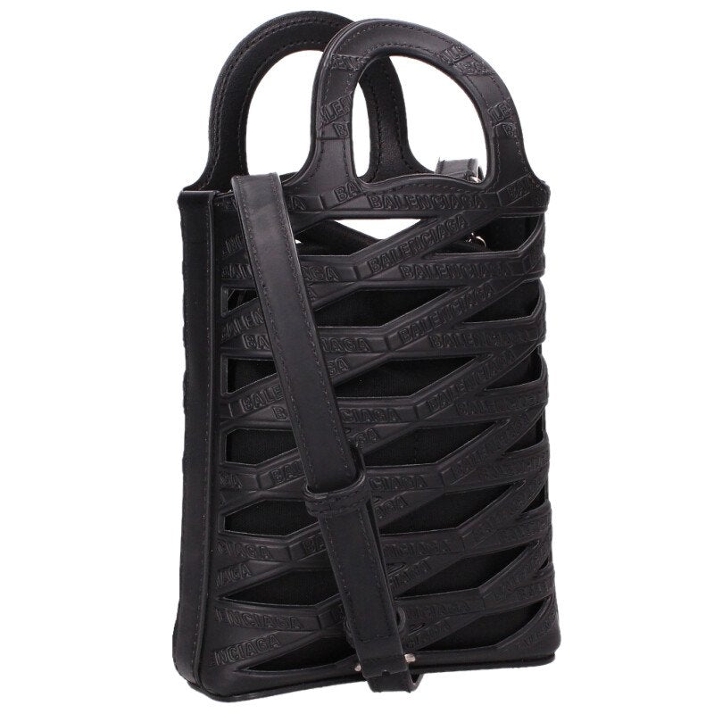 BALENCIAGA Neo Phone Holder 2-Way Bag Black Size ONE SIZE