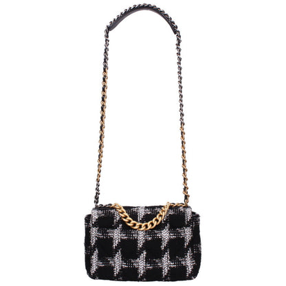 CHANEL 19 Coco Mark Tweed Chain Shoulder Bag Size ONE SIZE