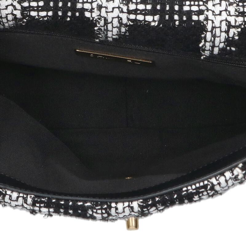 CHANEL 19 Coco Mark Tweed Chain Shoulder Bag Size ONE SIZE