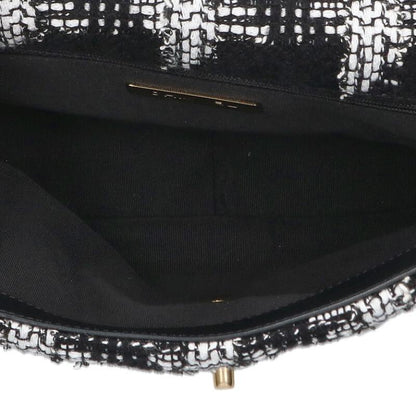 CHANEL 19 Coco Mark Tweed Chain Shoulder Bag Size ONE SIZE