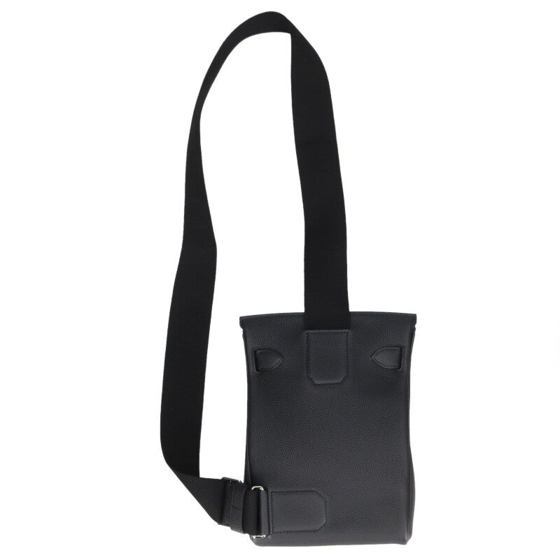 HERMES Accad PM W Stamp Leather Shoulder Bag Size ONE SIZE