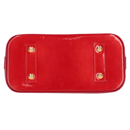 LOUISVUITTON Alma BB Monogram Vernis Bag Red Size ONE SIZE