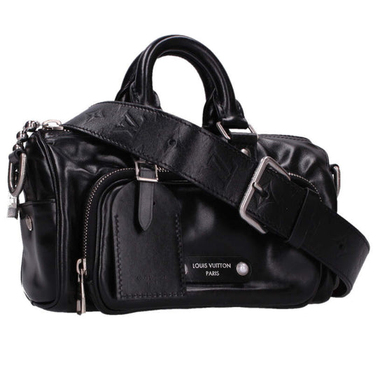 LOUISVUITTON Keepall Cargo w/ LV Charm Black Size ONE SIZE
