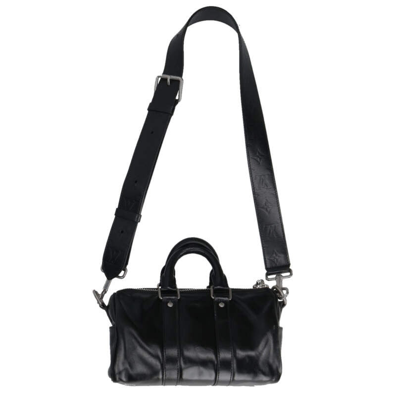 LOUISVUITTON Keepall Cargo w/ LV Charm Black Size ONE SIZE