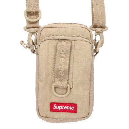 SUPREME 26SS Box Logo Shoulder Bag Beige/Red Size ONE SIZE