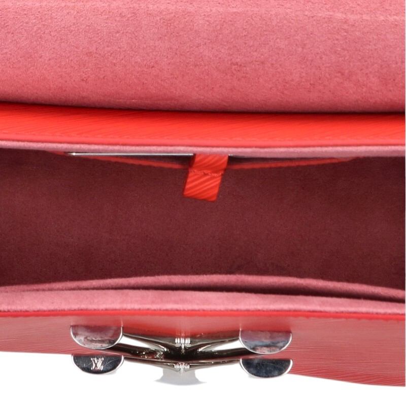 LOUISVUITTON Twist MM Epi Coquelicot Shoulder Bag Size MM
