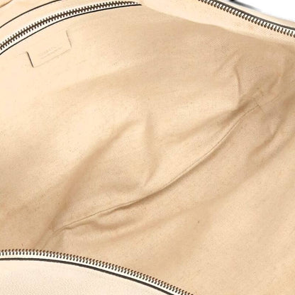 GUCCI Logo Print Half-Moon Hobo Shoulder Bag Size ONE SIZE
