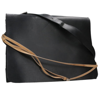 JILSANDER Embossed Logo Leather Shoulder Bag Size ONE SIZE