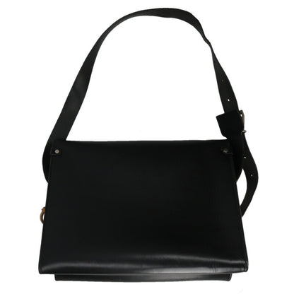 JILSANDER Embossed Logo Leather Shoulder Bag Size ONE SIZE