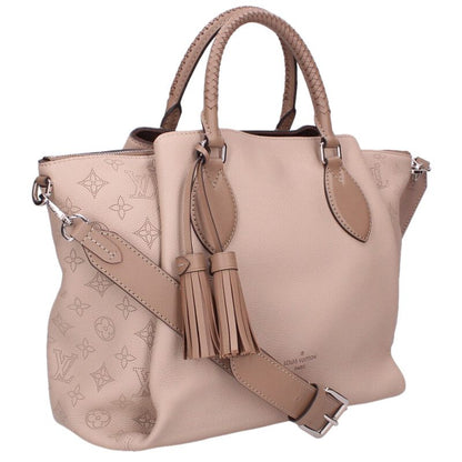 LOUISVUITTON Omea Monogram Mahina Bag Beige Size ONE SIZE