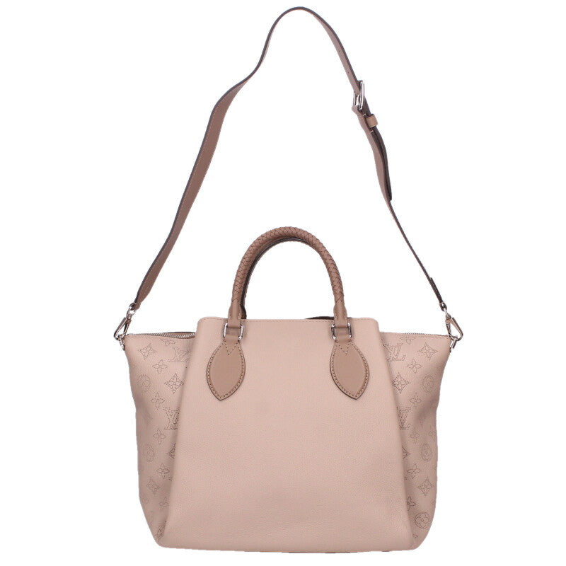 LOUISVUITTON Omea Monogram Mahina Bag Beige Size ONE SIZE