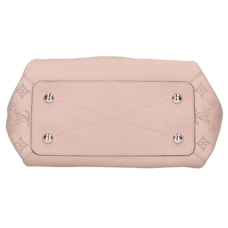 LOUISVUITTON Omea Monogram Mahina Bag Beige Size ONE SIZE