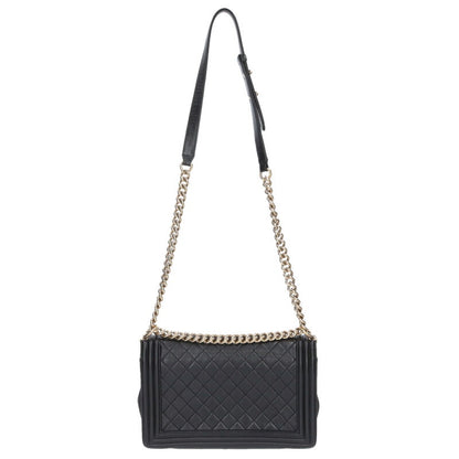 CHANEL Boy Chanel 28 Matelasse Lambskin Black Size ONE SIZE