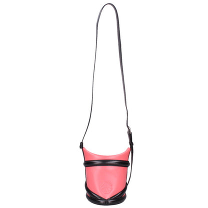 Alexander McQUEEN Pink/Black Leather Shoulder Size ONE SIZE