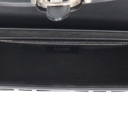 DIOR Cannage Cosmo Leather Shoulder Bag Black Size ONE SIZE