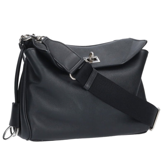 BALENCIAGA Rodeo Leather Shoulder Bag Black Size ONE SIZE