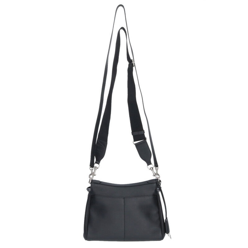 BALENCIAGA Rodeo Leather Shoulder Bag Black Size ONE SIZE