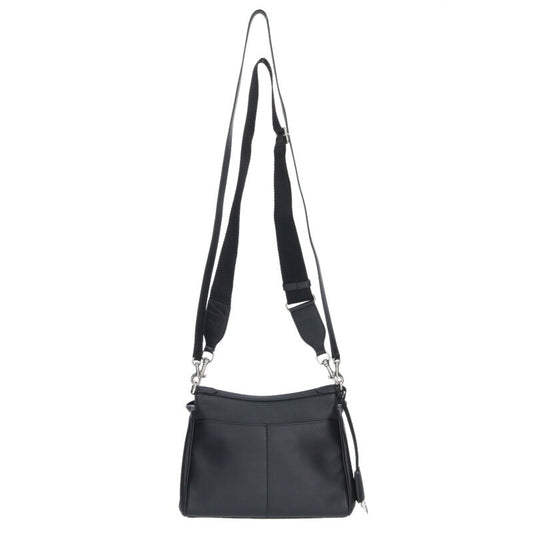 BALENCIAGA Rodeo Leather Shoulder Bag Black Size ONE SIZE