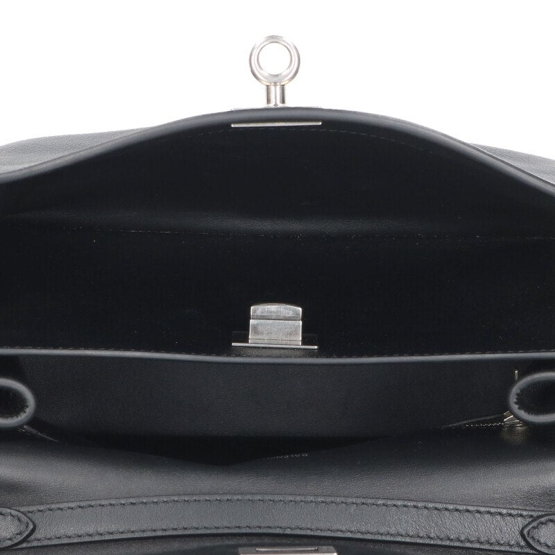 BALENCIAGA Rodeo Leather Shoulder Bag Black Size ONE SIZE