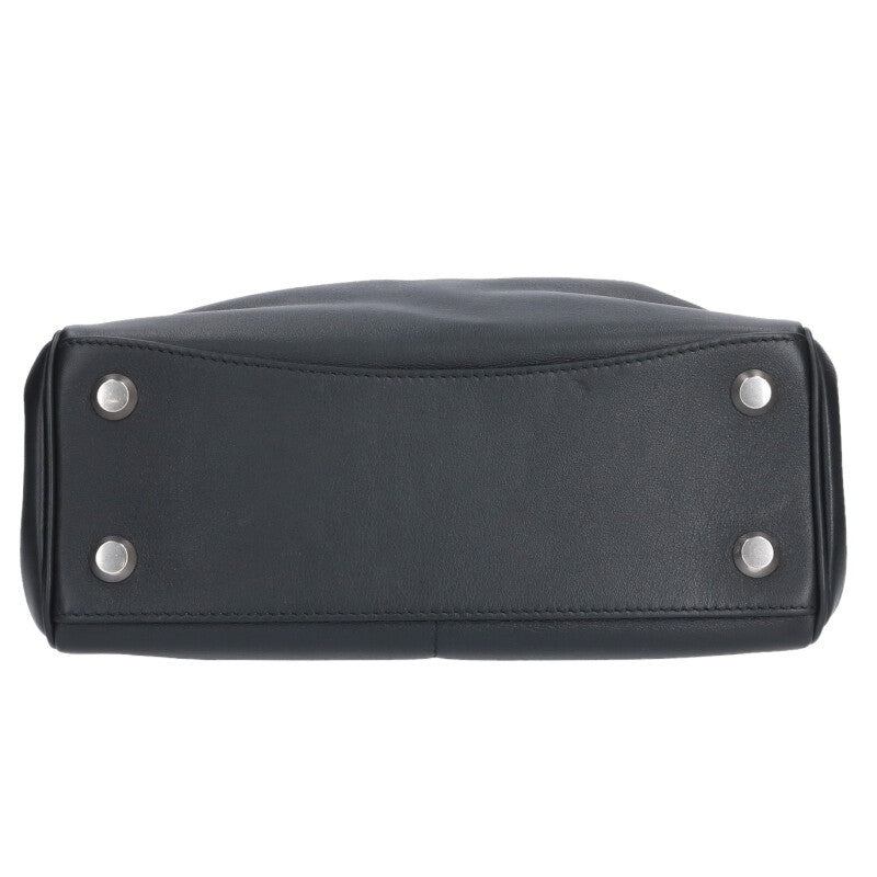BALENCIAGA Rodeo Leather Shoulder Bag Black Size ONE SIZE