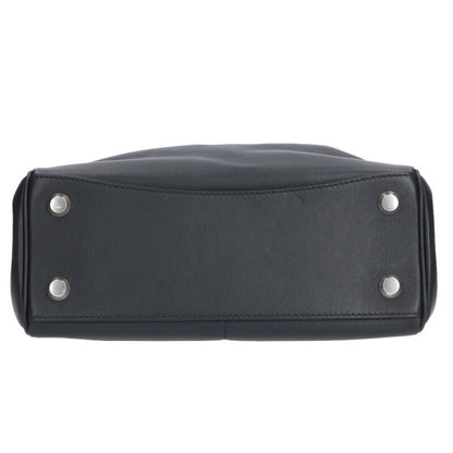 BALENCIAGA Rodeo Leather Shoulder Bag Black Size ONE SIZE