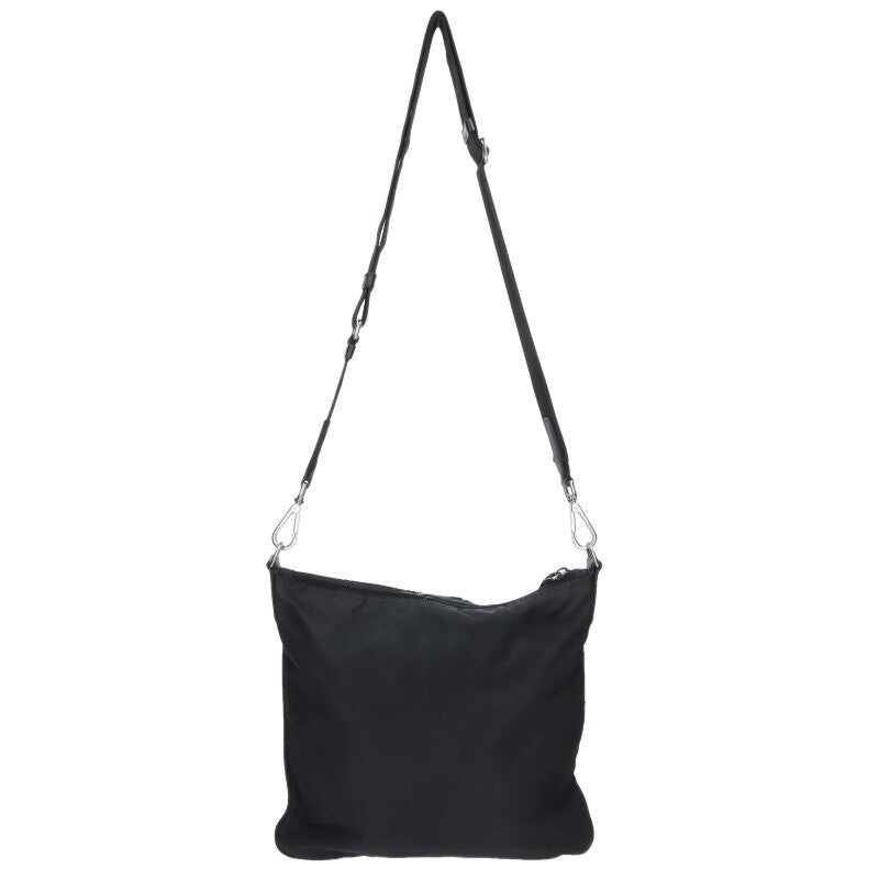 PRADA Black Nylon Shoulder Bag Size ONE SIZE