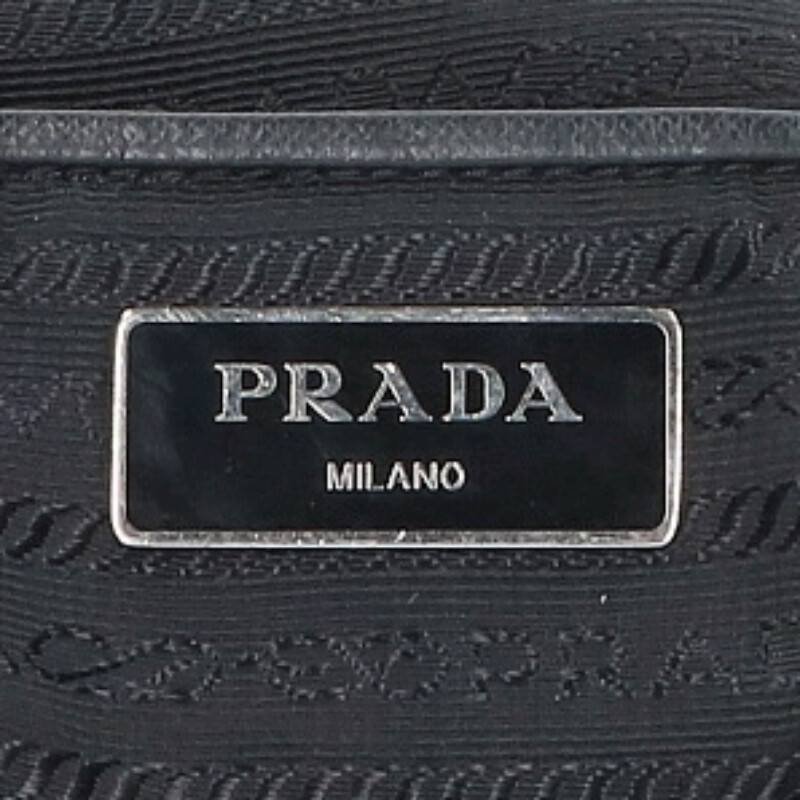 PRADA Black Nylon Shoulder Bag Size ONE SIZE