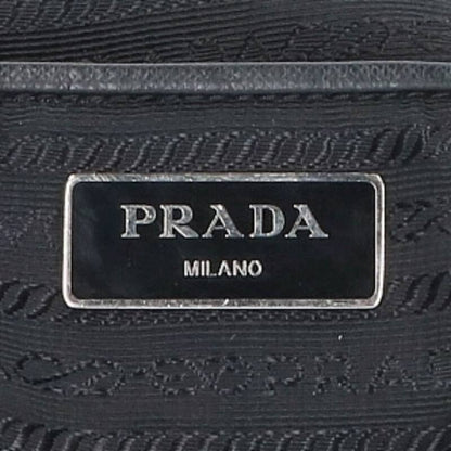 PRADA Black Nylon Shoulder Bag Size ONE SIZE