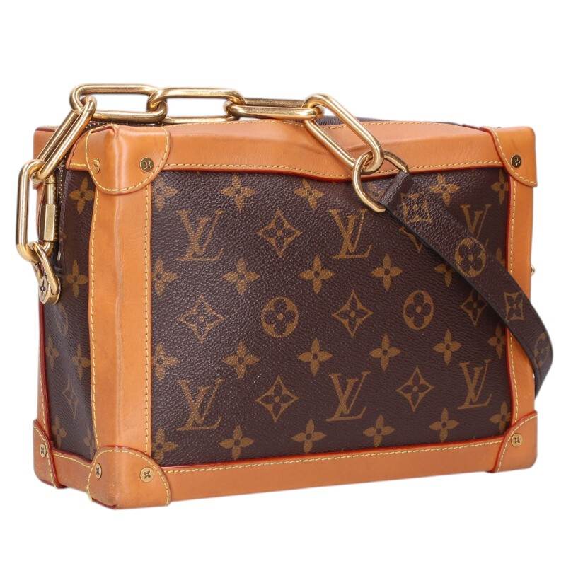 LOUISVUITTON Soft Trunk Monogram Bag Brown Size ONE SIZE