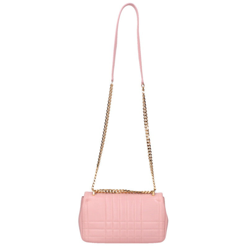 Burberry Pink TB Logo Leather Shoulder Bag Size ONE SIZE