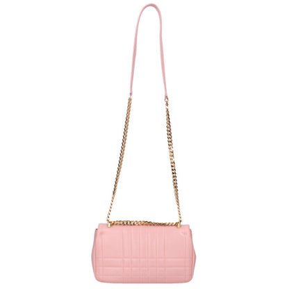 Burberry Pink TB Logo Leather Shoulder Bag Size ONE SIZE