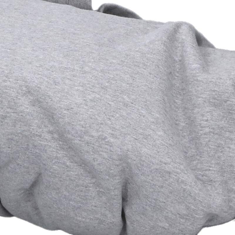 BALENCIAGA Logo Print Jersey Hobo Bag Gray Size ONE SIZE