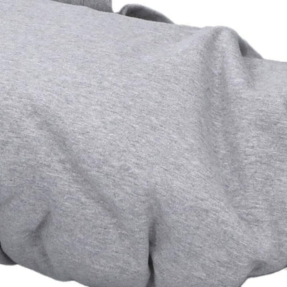 BALENCIAGA Logo Print Jersey Hobo Bag Gray Size ONE SIZE