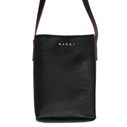 MARNI SBMQ0040Q0 Bicolor Leather Shoulder Bag Size ONE SIZE