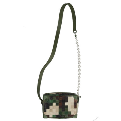 LOUISVUITTON Damier Shoulder Bag Green Size ONE SIZE