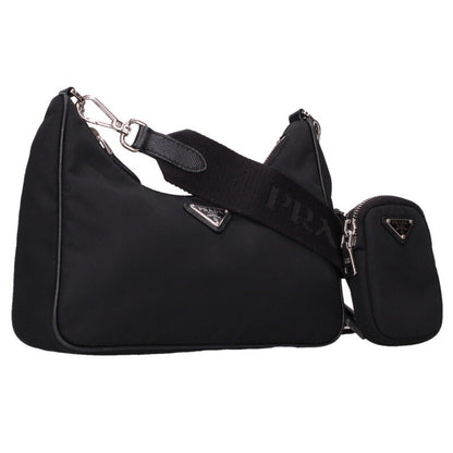 PRADA Re-Nylon Triangle Logo Shoulder Bag Size ONE SIZE
