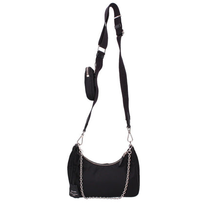 PRADA Re-Nylon Triangle Logo Shoulder Bag Size ONE SIZE