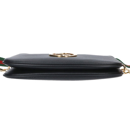 GUCCI GG Blondie Leather Mini Bag Black Size ONE SIZE