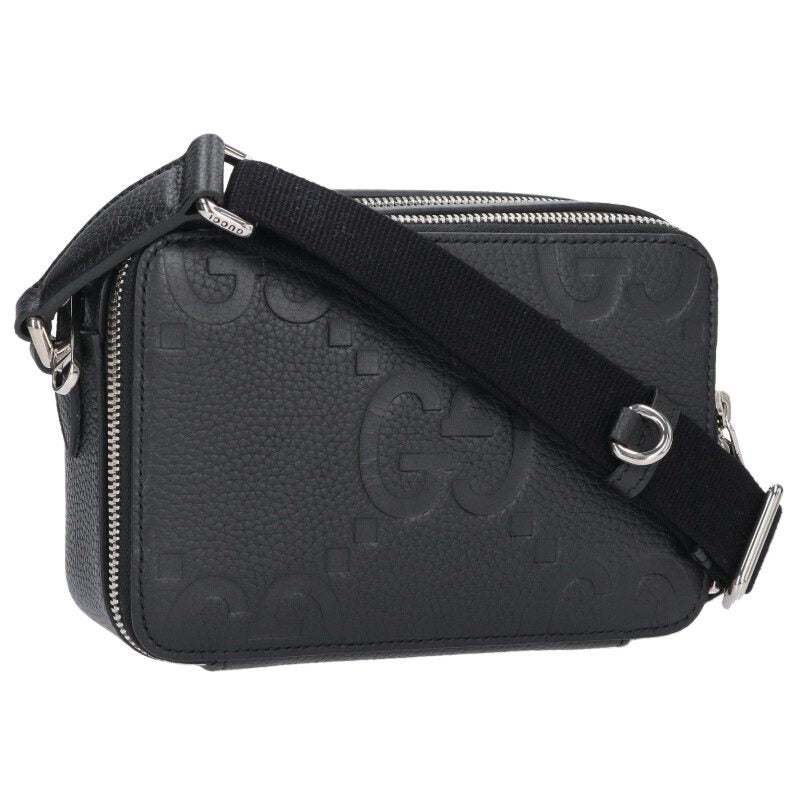 GUCCI GG Jumbo Mini Shoulder Bag Black