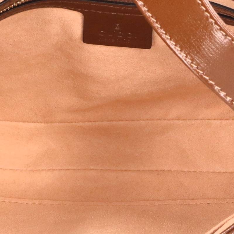 GUCCI Jackie 1961 GG Small Shoulder Bag Brown Size ONE SIZE