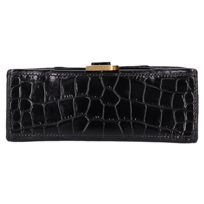 BALENCIAGA Hourglass XS Leather Shoulder Bag Size ONE SIZE