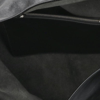 JILSANDER Belt Hobo Leather Shoulder Bag Black Size ONE SIZE