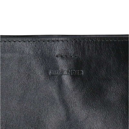 JILSANDER Belt Hobo Leather Shoulder Bag Black Size ONE SIZE