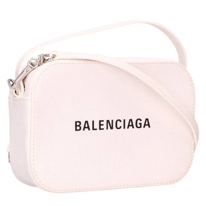 BALENCIAGA Everyday Camera Shoulder Bag White Size ONE SIZE