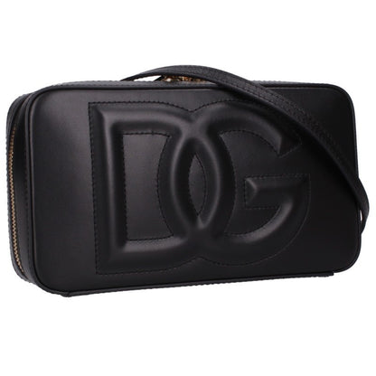 DOLCE & GABBANA DG Logo Leather Bag Black Size ONE SIZE
